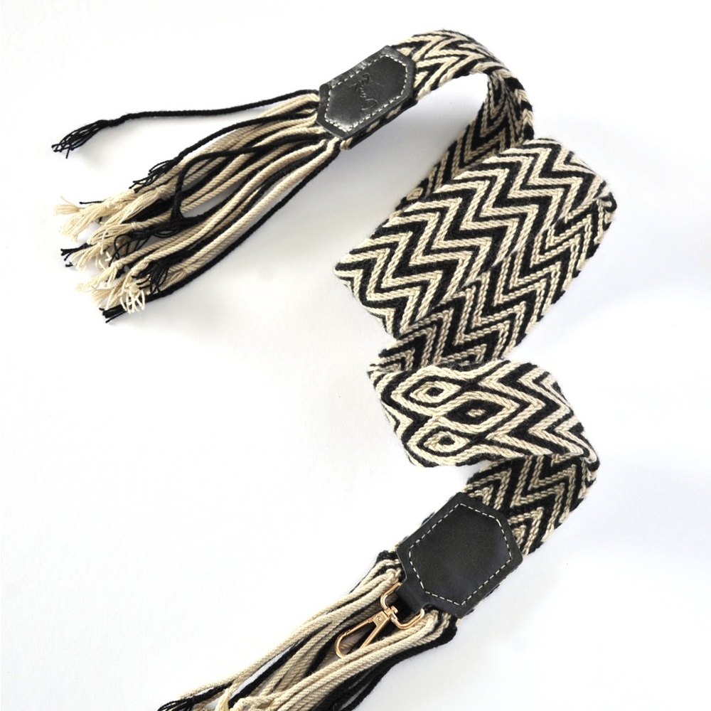 Racso J. WAYUU Novelty Bag Strap beige/black (Multiple colors available)